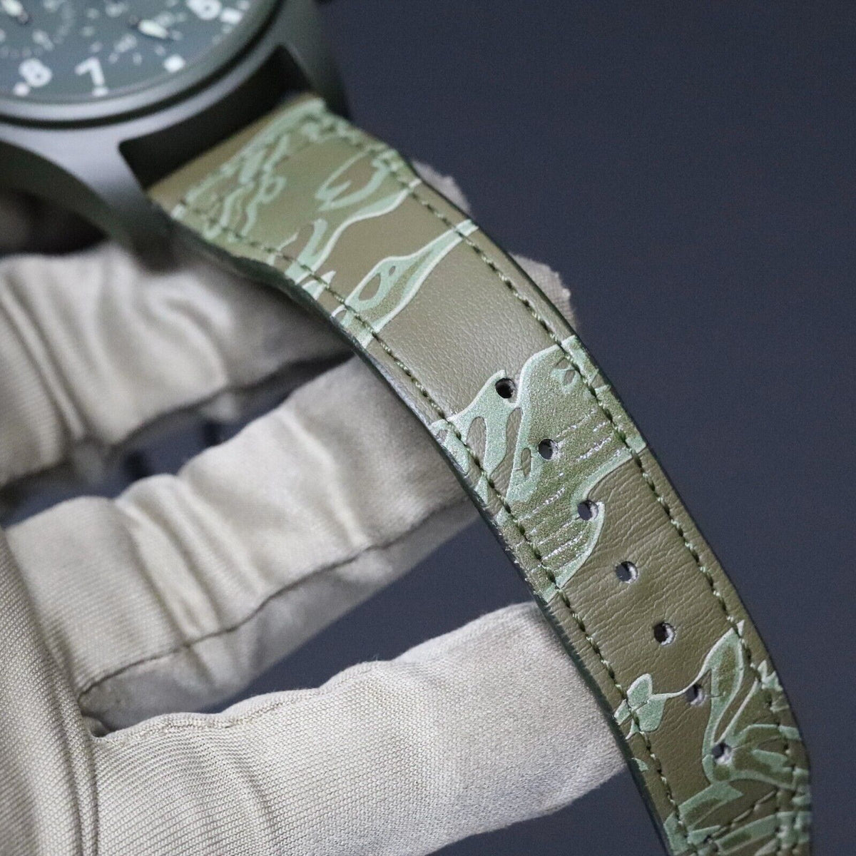 IWC Pilot Chrono Top Gun "Woodlands" Green Ceramic 44.5mm IW389106 Limited Camo