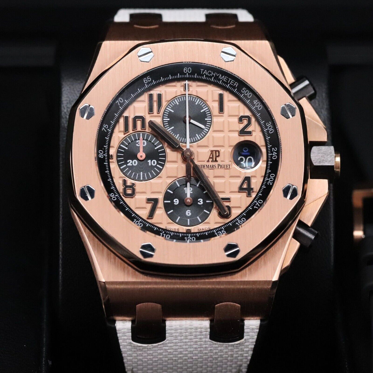 Audemars Piguet Royal Oak Offshore 42mm Half Brick Rose Gold Champagne 26470OR.OO.A002CR.01