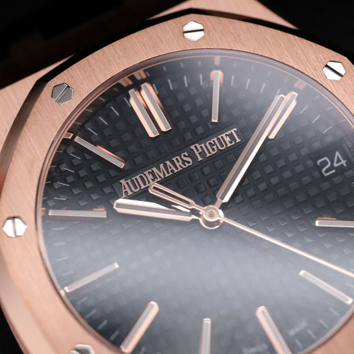 2024 Audemars Piguet Royal Oak UNWORN 41mm Rose Gold Black Dial 15510OR - Update