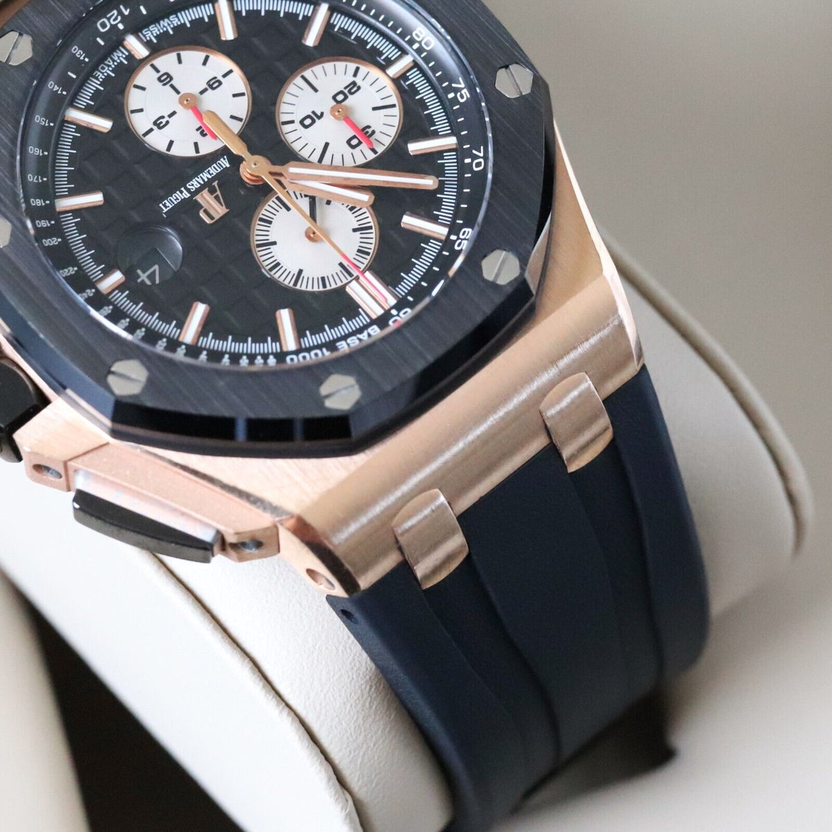 Audemars Piguet Royal Oak Offshore 44mm Rose Gold Black Ceramic 26401RO - B&P