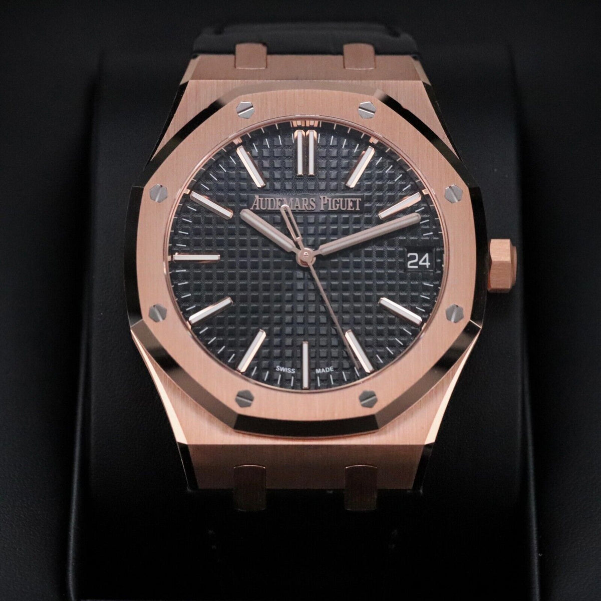 2024 Audemars Piguet Royal Oak UNWORN 41mm Rose Gold Black Dial 15510OR - Update