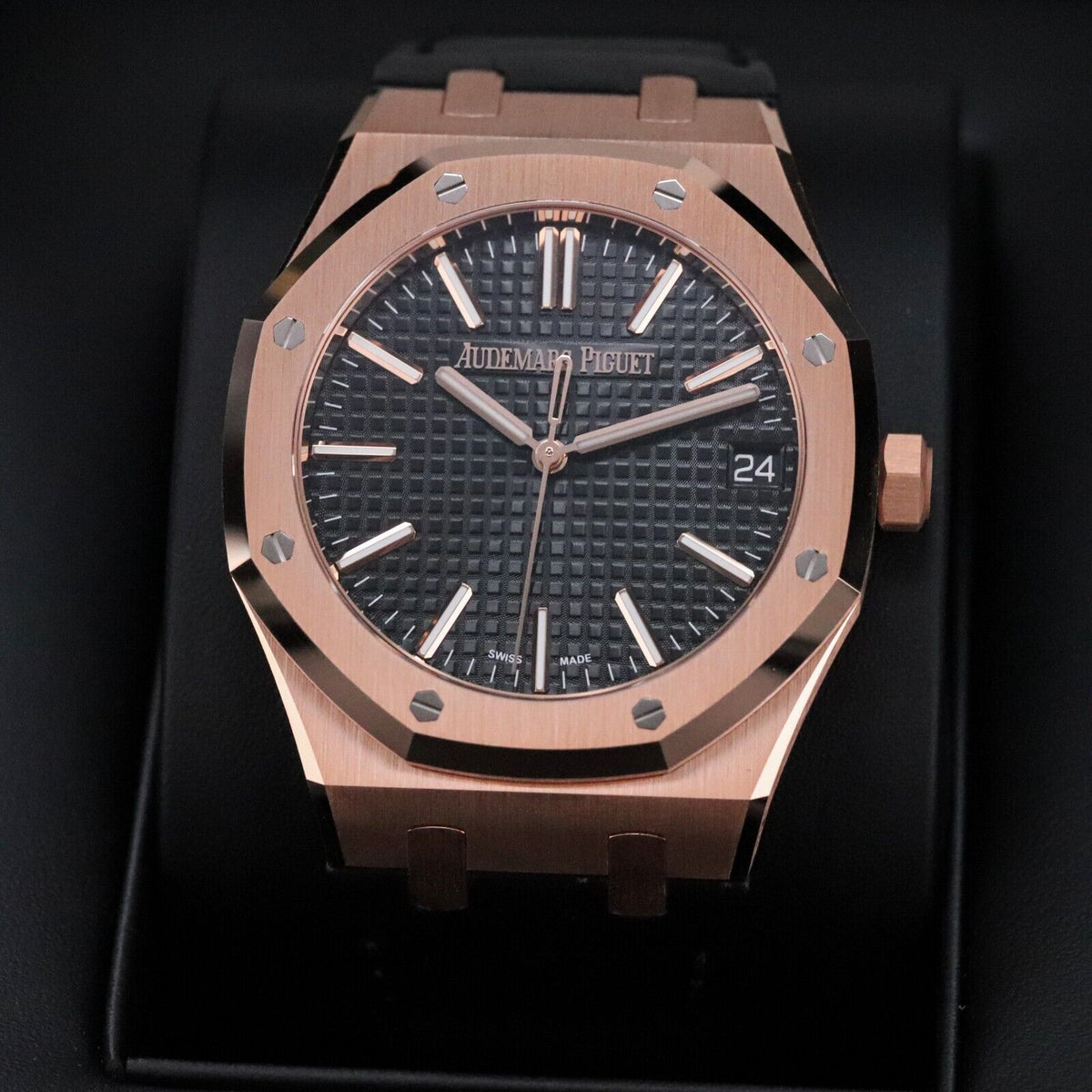 2024 Audemars Piguet Royal Oak UNWORN 41mm Rose Gold Black Dial 15510OR - Update