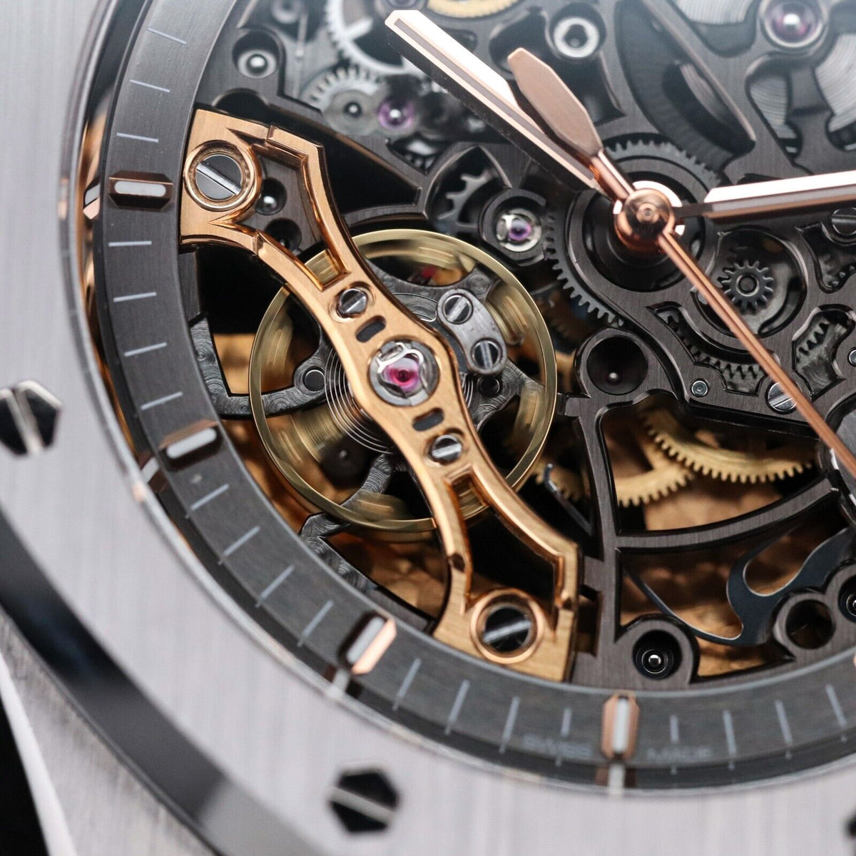 Audemars Piguet Royal Oak 41mm Openwork Skeleton Steel Double Balance 15407ST