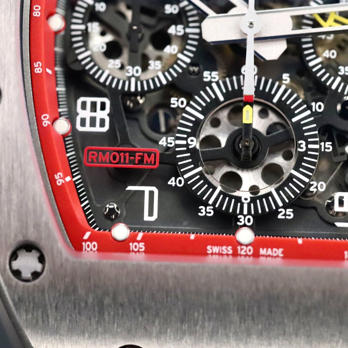 Richard Mille RM011-FM Dubail Edition 1/30 Titanium Skeleton Red Felipe Massa