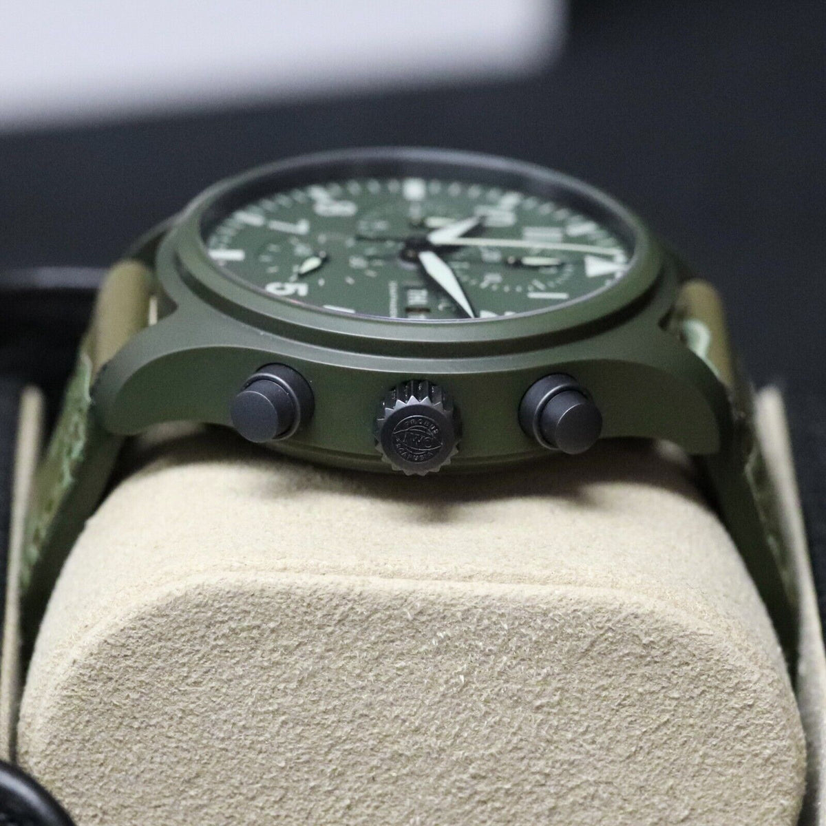 IWC Pilot Chrono Top Gun "Woodlands" Green Ceramic 44.5mm IW389106 Limited Camo