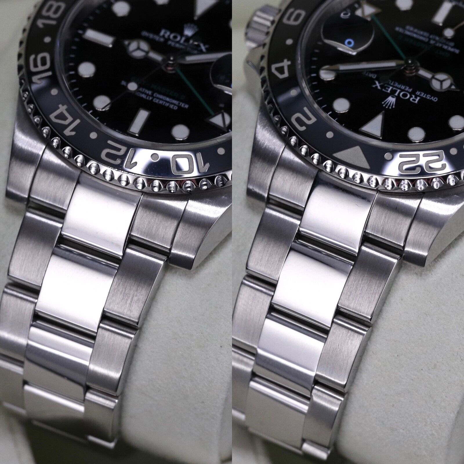 Rolex GMT-Master II Green Arrow Black Bezel Steel Bracelet