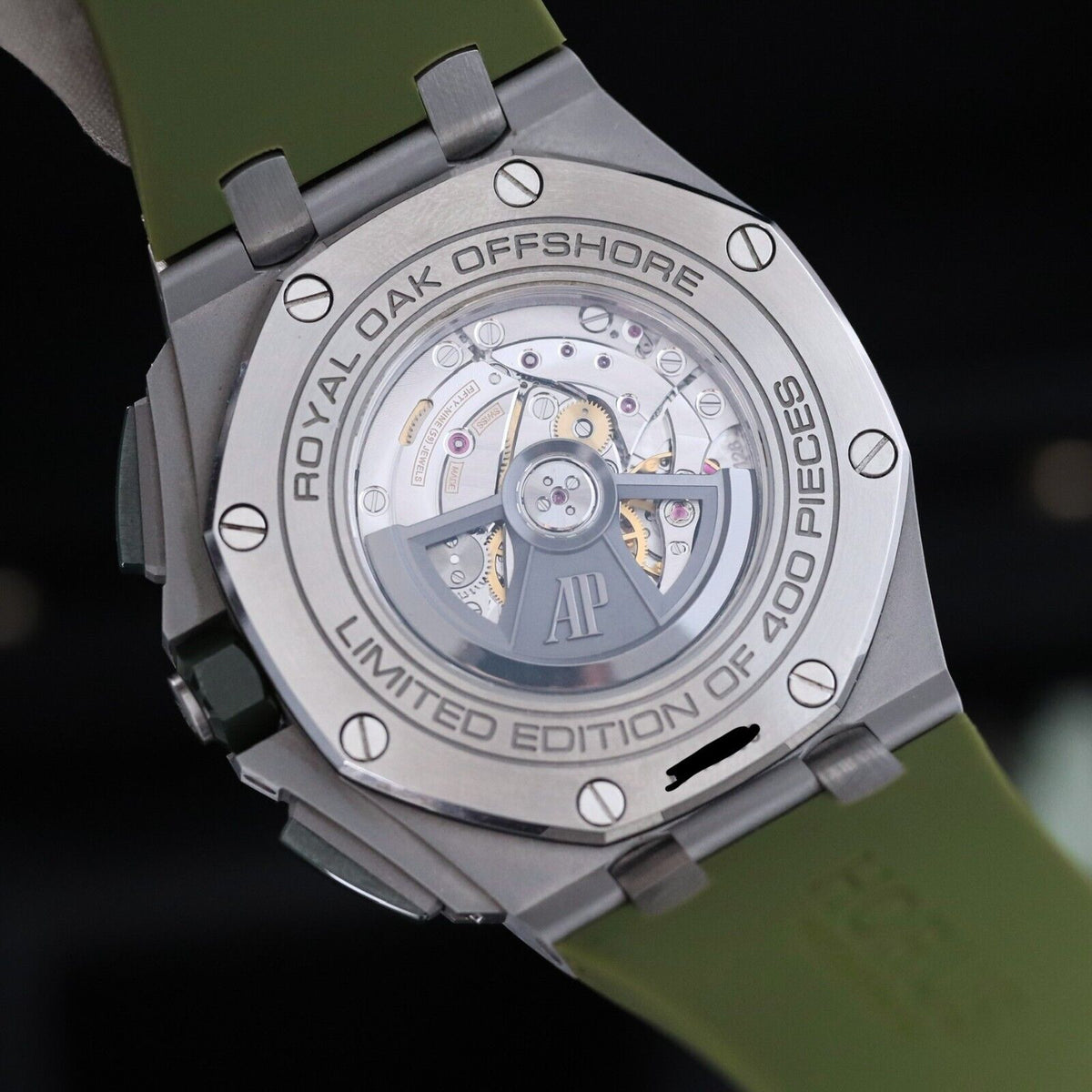 Audemars Piguet Royal Oak Offshore 44mm LTD ED 1/400 Green Camo 26400SO B&P Mint