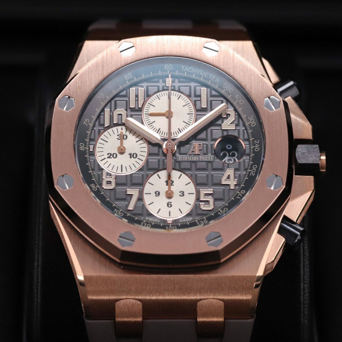 Audemars Piguet Royal Oak Offshore 42mm Rhodium Rose Gold Half Brick - 26470OR.OO.A125CR.01