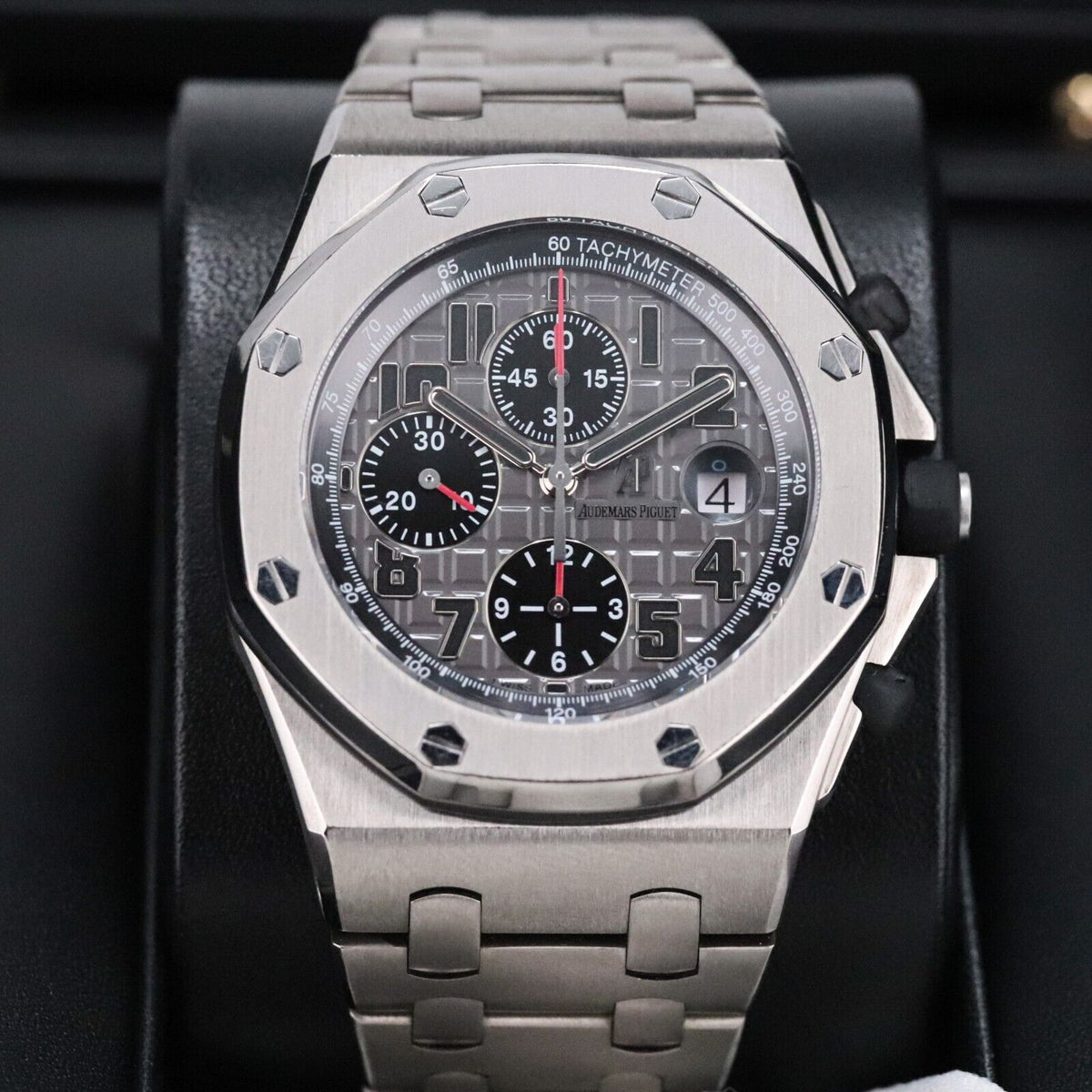 Audemars Piguet Royal Oak Offshore 42mm Titanium Bracelet Chrono - 26170TI B&P