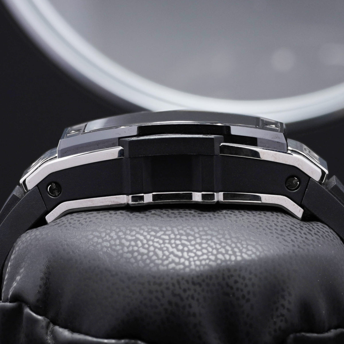 Hublot Spirit Of Big Bang 2023 42mm Titanium Skeletonized Dial Black Ceramic with Titanium Bezel Black Rubber Strap 642.NM.0170.RX
