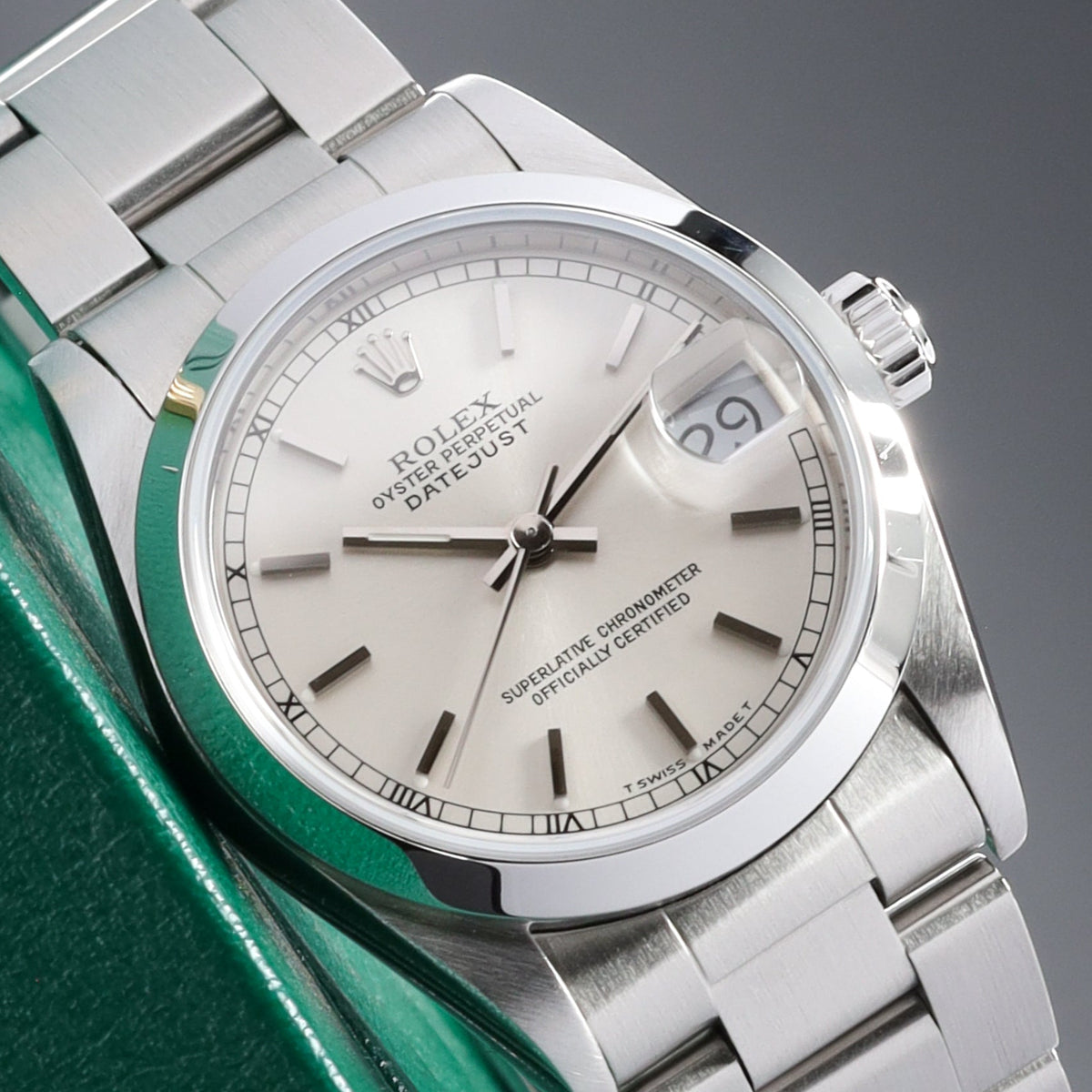 Rolex Datejust 2025 CPO 31mm Stainless Steel Silver Dial Smooth Bezel Oyster Bracelet 68240