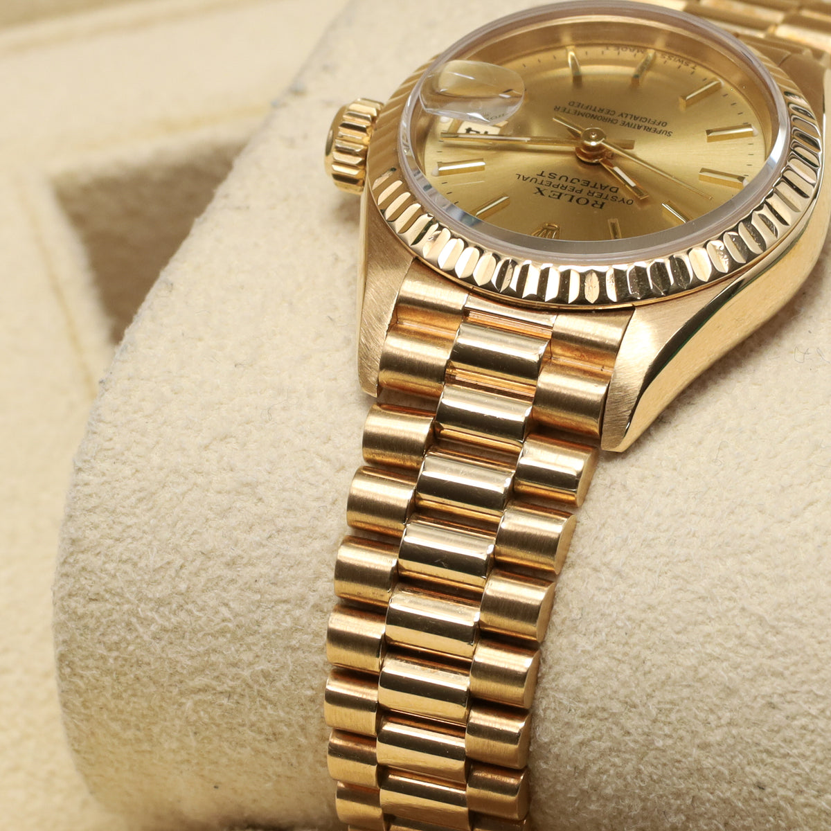 Rolex Datejust 26mm 18k Yellow Gold Case,Datejust Dial Yellow Gold Fluted Bezel 18k Yellow Gold Jubilee Bracelet 69178