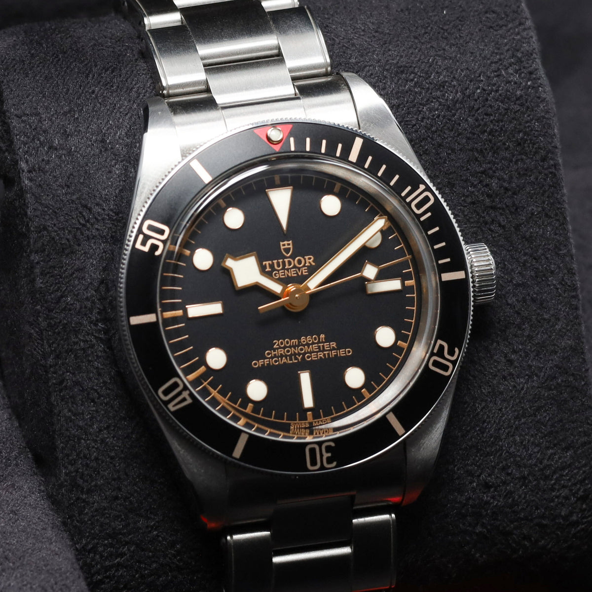 Tudor Black Bay 2020 Complete 39mm Stainless Steel Black Dial Black Aluminum Bezel Stainless Steel Bracelet 79030N