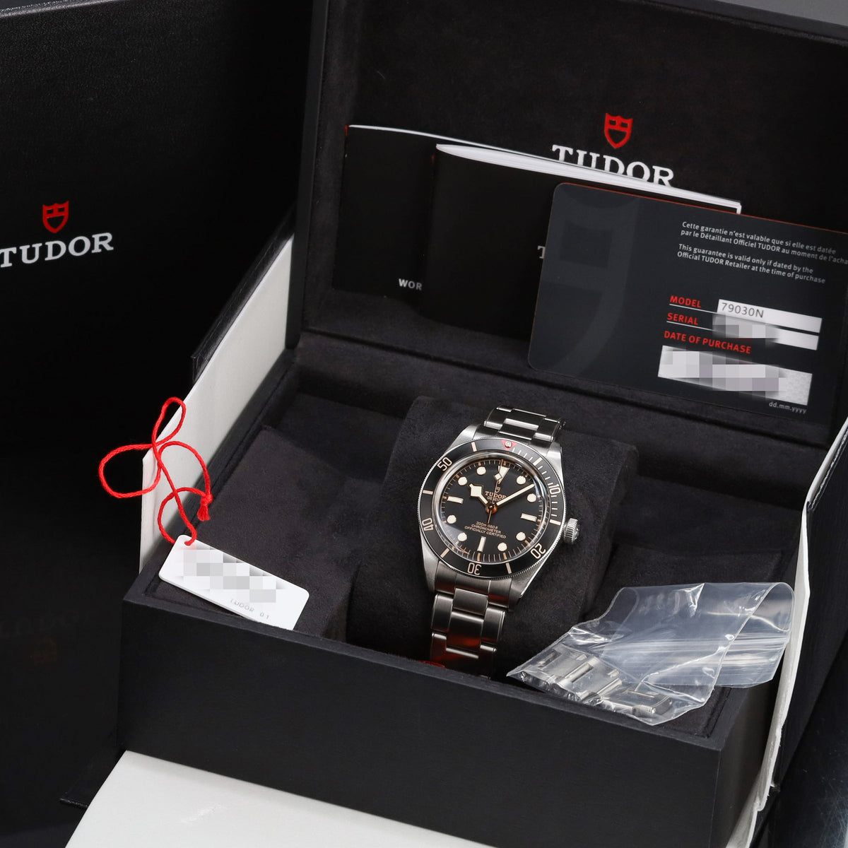 Tudor Black Bay 2020 Complete 39mm Stainless Steel Black Dial Black Aluminum Bezel Stainless Steel Bracelet 79030N