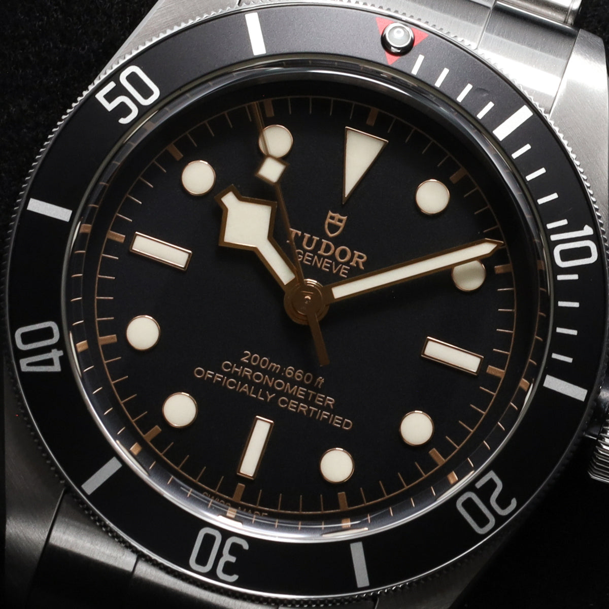 Tudor Black Bay 2020 41mm Stainless Steel Black Dial Black aluminum Stainless Steel Rivet-Style Bracelet 79230N