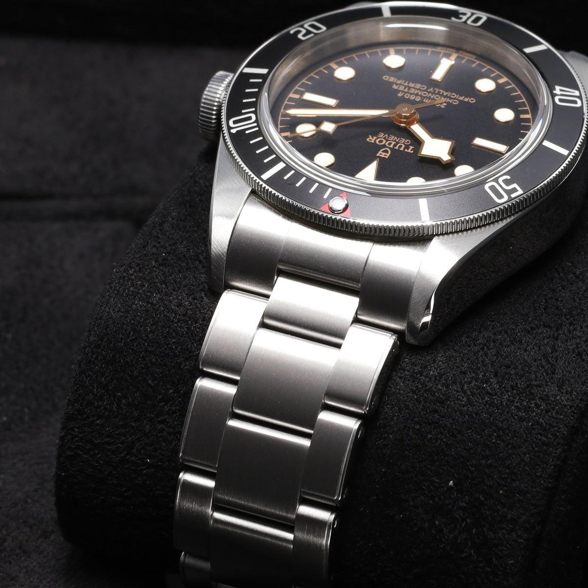 Tudor Black Bay 2020 41mm Stainless Steel Black Dial Black aluminum Stainless Steel Rivet-Style Bracelet 79230N