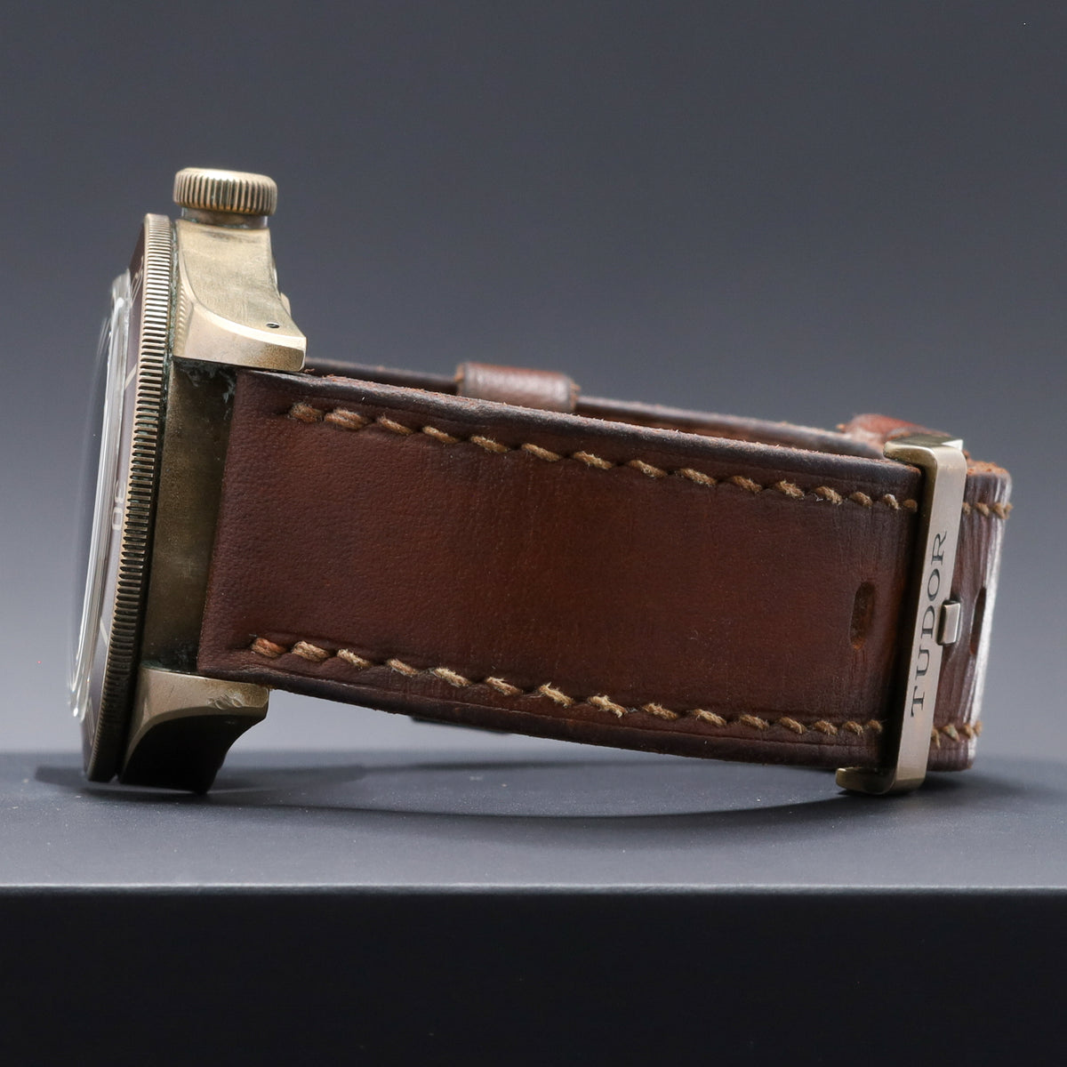 Tudor Black Bay 43mm Bronze Dark Brown/Black Dial Bronze Bezel Leather Strap 79250BM