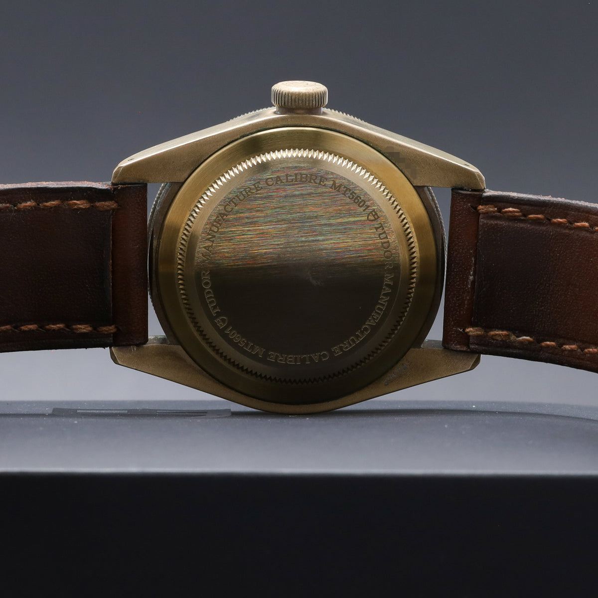 Tudor Black Bay 43mm Bronze Dark Brown/Black Dial Bronze Bezel Leather Strap 79250BM