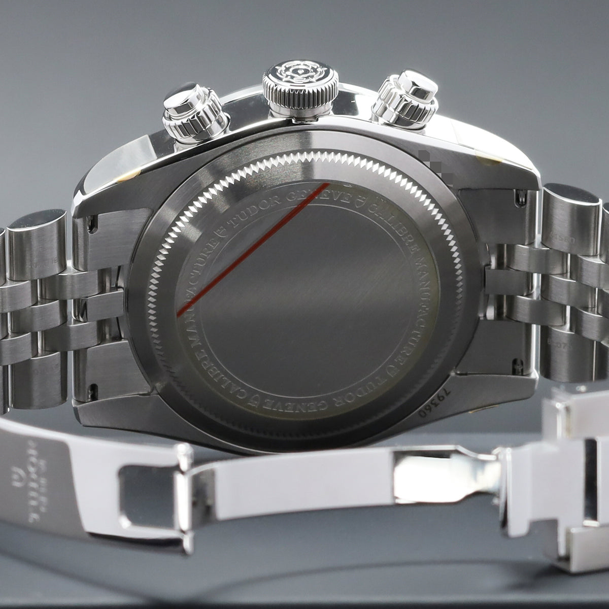 Tudor Black Bay 2025 Complete 41mm Stainless Steel Pink Dial Black Anodized Aluminum Tachymeter Bezel Jubilee-Style Bracelet 79360N
