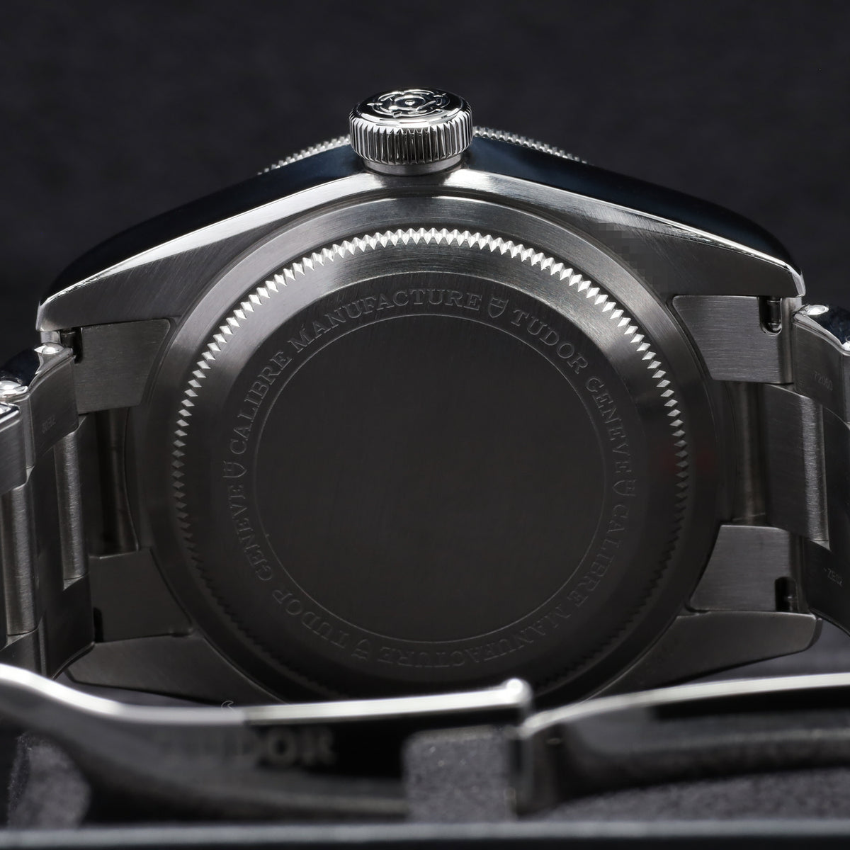 Tudor Black Ray 2021 Complete 41mm Stainless Steel Black Dial Red and Blue Aluminum GMT Bezel Stainless Steel Bracelet 79830RB