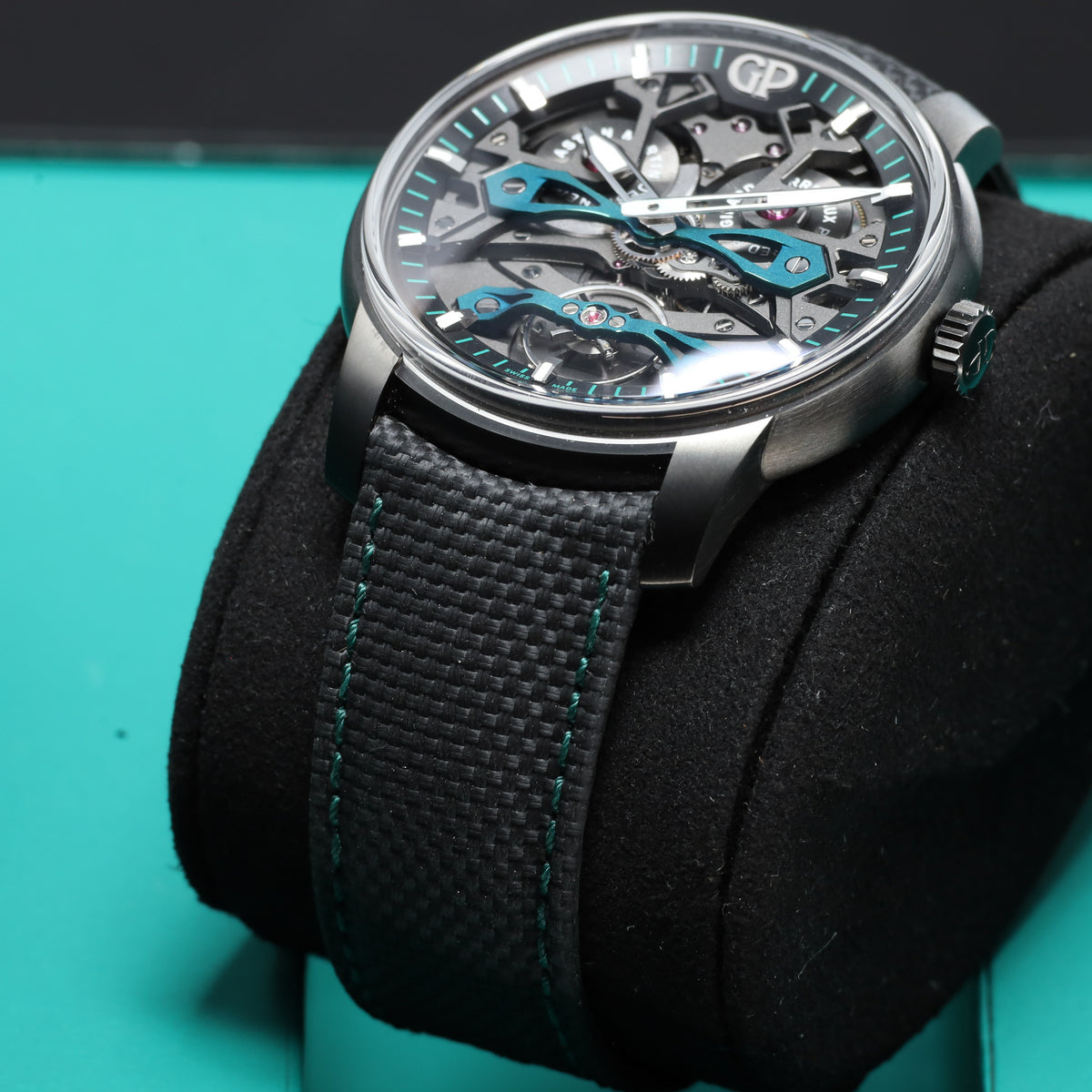 Girard Perregaux Bridges Neo Bridges Aston Martin Edition 2025 Complete 45mm Titanium DLC Case Openwork 250 Limited 84000-21-3236-5CX