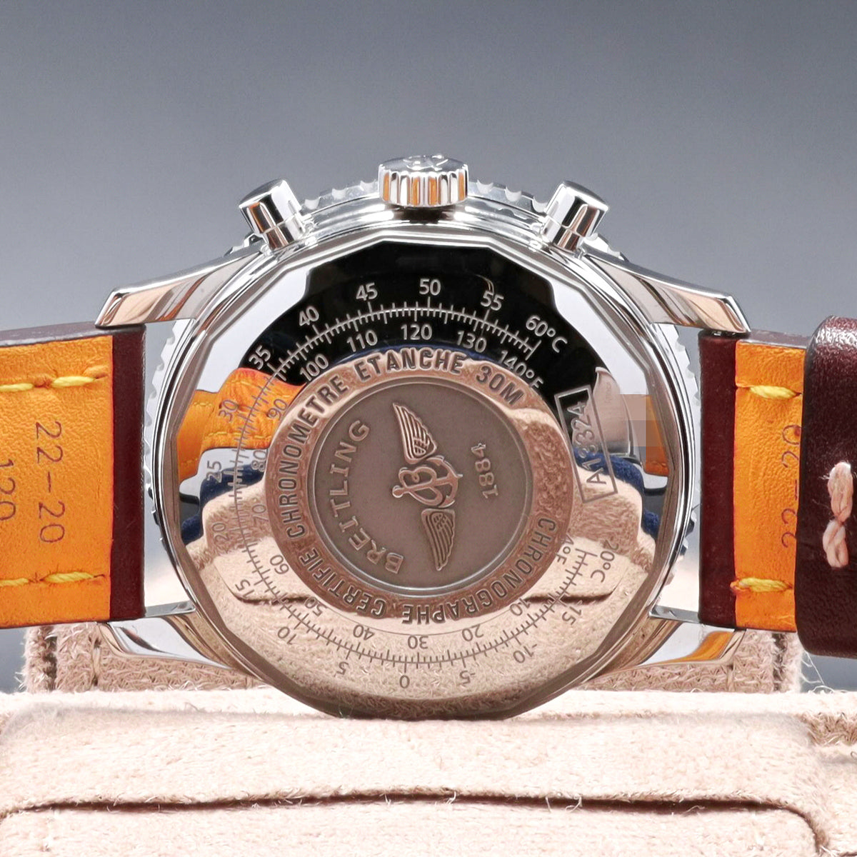 Breitling Navitimer 2022 Complete 43mm Stainless Steel Mercury Dial Stainless Steel Slide Rule Bezel Stainless Steel Bracelet A13324