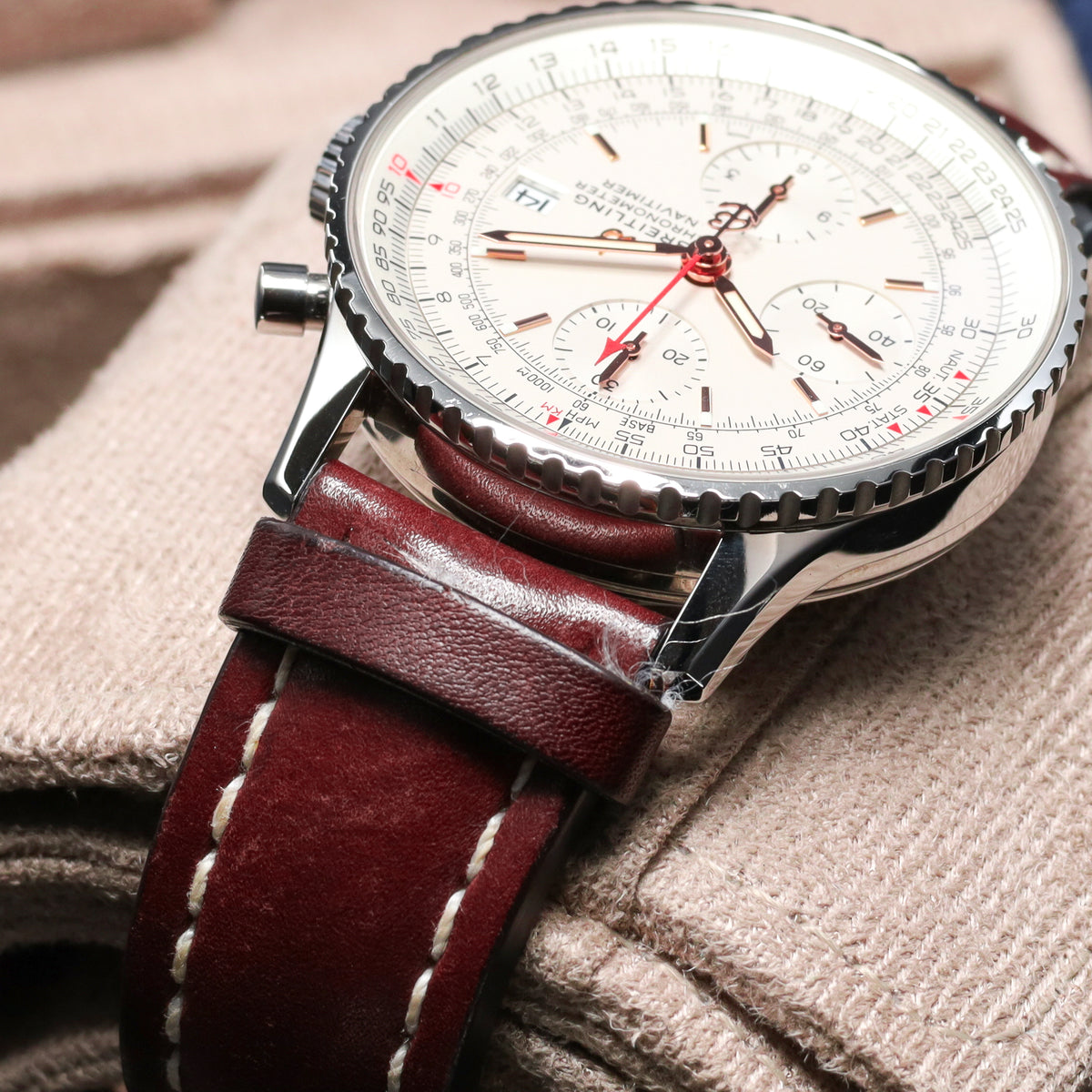 Breitling Navitimer 2022 Complete 43mm Stainless Steel Mercury Dial Stainless Steel Slide Rule Bezel Stainless Steel Bracelet A13324