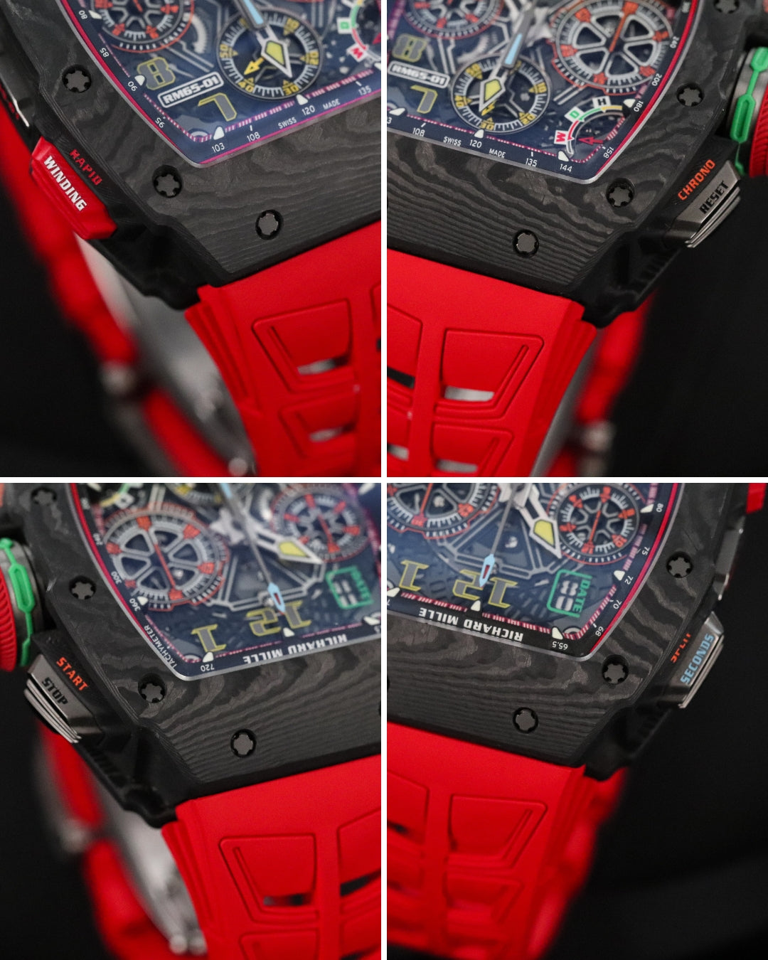 Richard Mille Chronograph 65-01 [2021 Complete Set] NTPT Carbon Titanium Split Seconds Sport 65 01