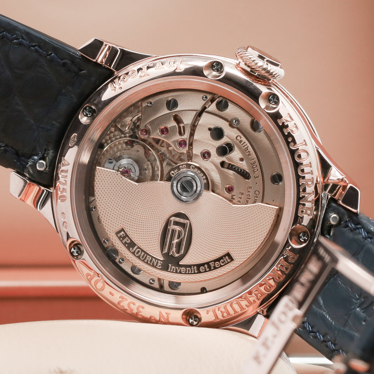 FP Journe  Quantieme Perpetuel 2026 Complete 40mm 950 Platinum or 18k Red Gold Silver Dial Matching Precious Metal Bezel Alligator Leather Strap  FP Journe-352