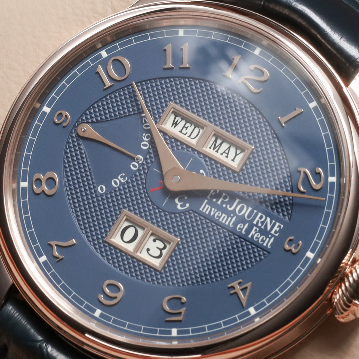 FP Journe  Quantieme Perpetuel 2026 Complete 40mm 950 Platinum or 18k Red Gold Silver Dial Matching Precious Metal Bezel Alligator Leather Strap  FP Journe-352