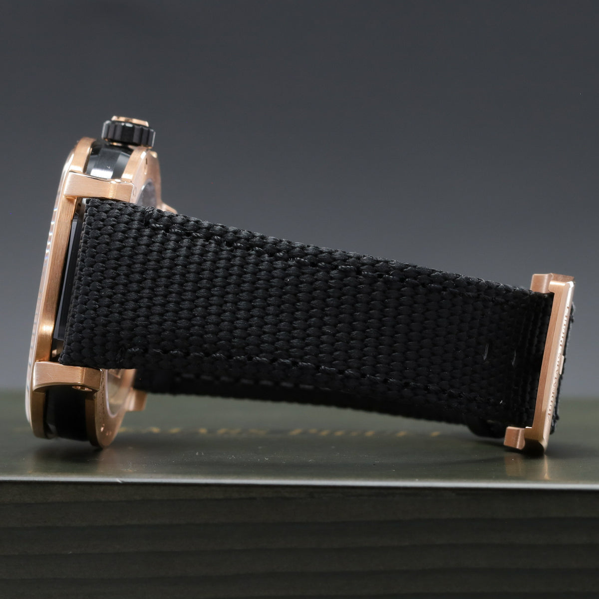 Audemars Piguet Code 11.59 Star Wheel 2025 Complete 41mm 18k Rose Gold Black Aventurine Starry Dial 18k Rose Gold Bezel Textile Strap 15212NR