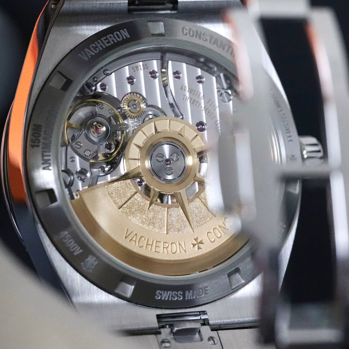 Vacheron Constantin Overseas 2021 Complete 41mm Stainless Steel Case Black Dial Steel Bezel Steel Bracelet 4500V