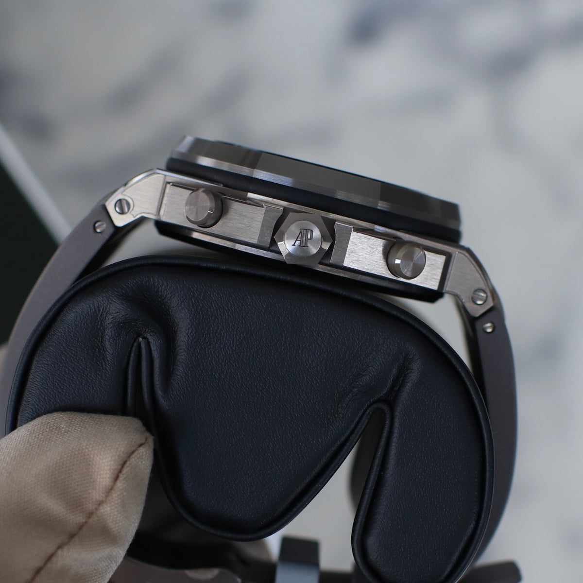Audemars Piguet Royal Oak Offshore Ghost 2022 Complete 42mm Titanium Case Gray Ceramic Rubber Strap 26470IO.OO.A006CA.01