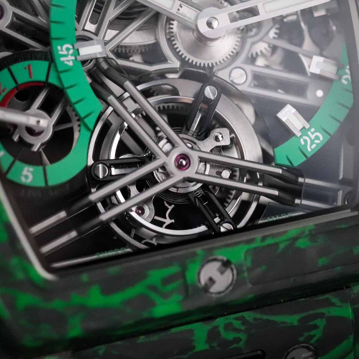 Hublot Spirit of Big Bang Tourbillon [2023 FULL SET] 42mm Green Carbon $100k MSRP 645.QG.5217.RX Limited Edition 1/50