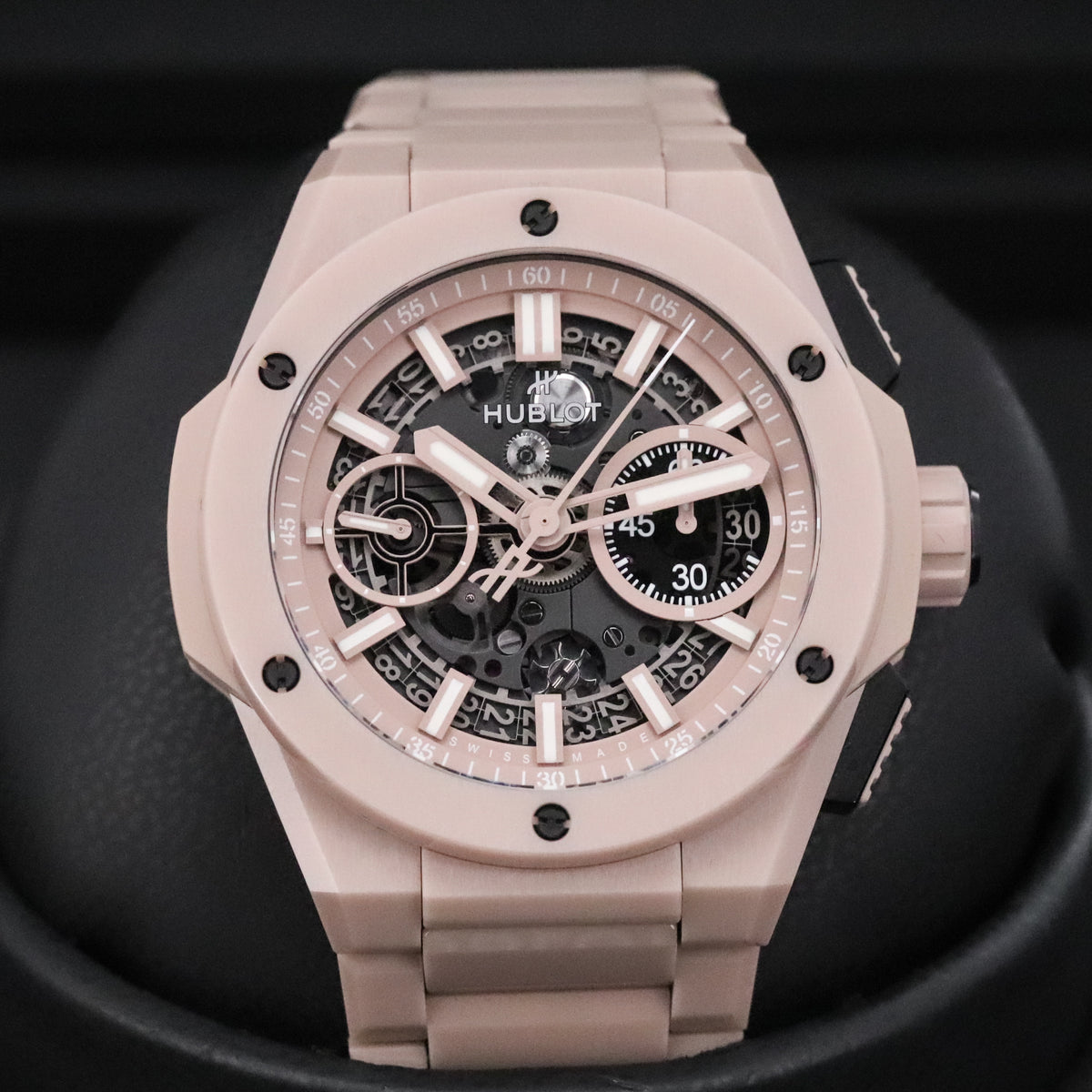 Hublot Big Bang Integral Beige 42mm [COMPLETE SET] Skeletonized Dial Ceramic Bezel 451.CZ.4620.CZ