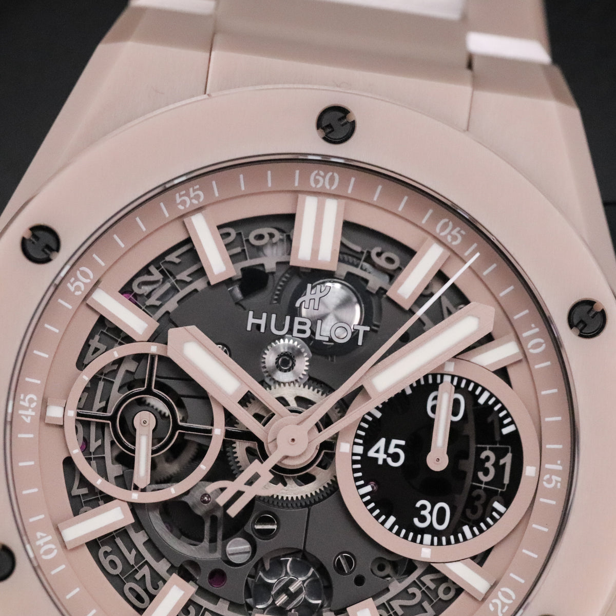 Hublot Big Bang Integral Beige 42mm [COMPLETE SET] Skeletonized Dial Ceramic Bezel 451.CZ.4620.CZ