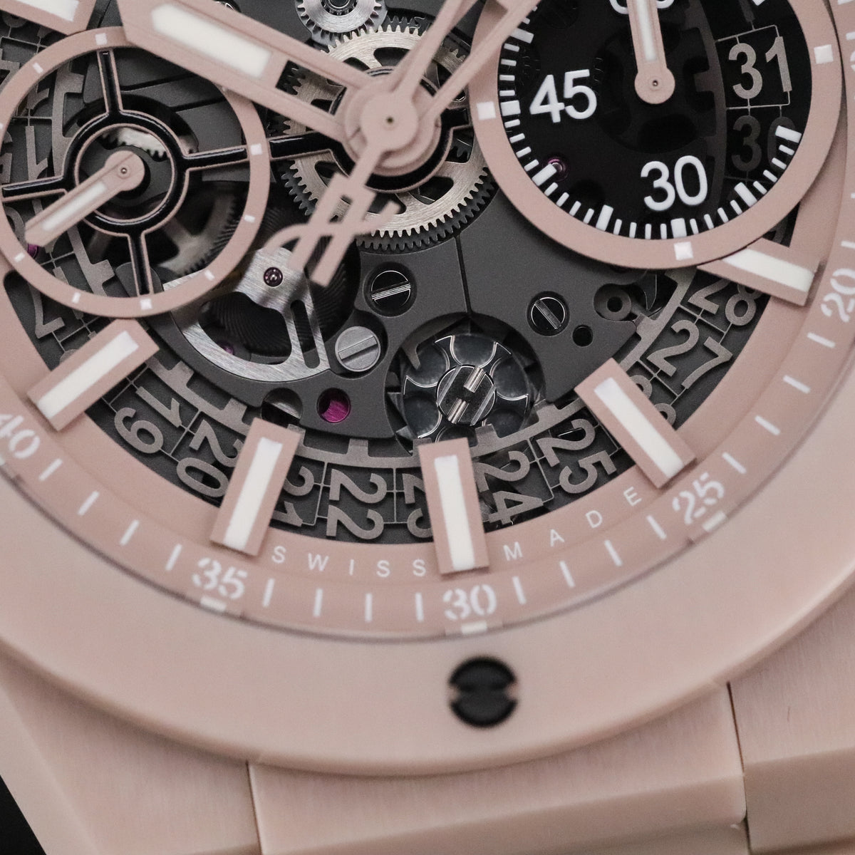 Hublot Big Bang Integral Beige 42mm [COMPLETE SET] Skeletonized Dial Ceramic Bezel 451.CZ.4620.CZ