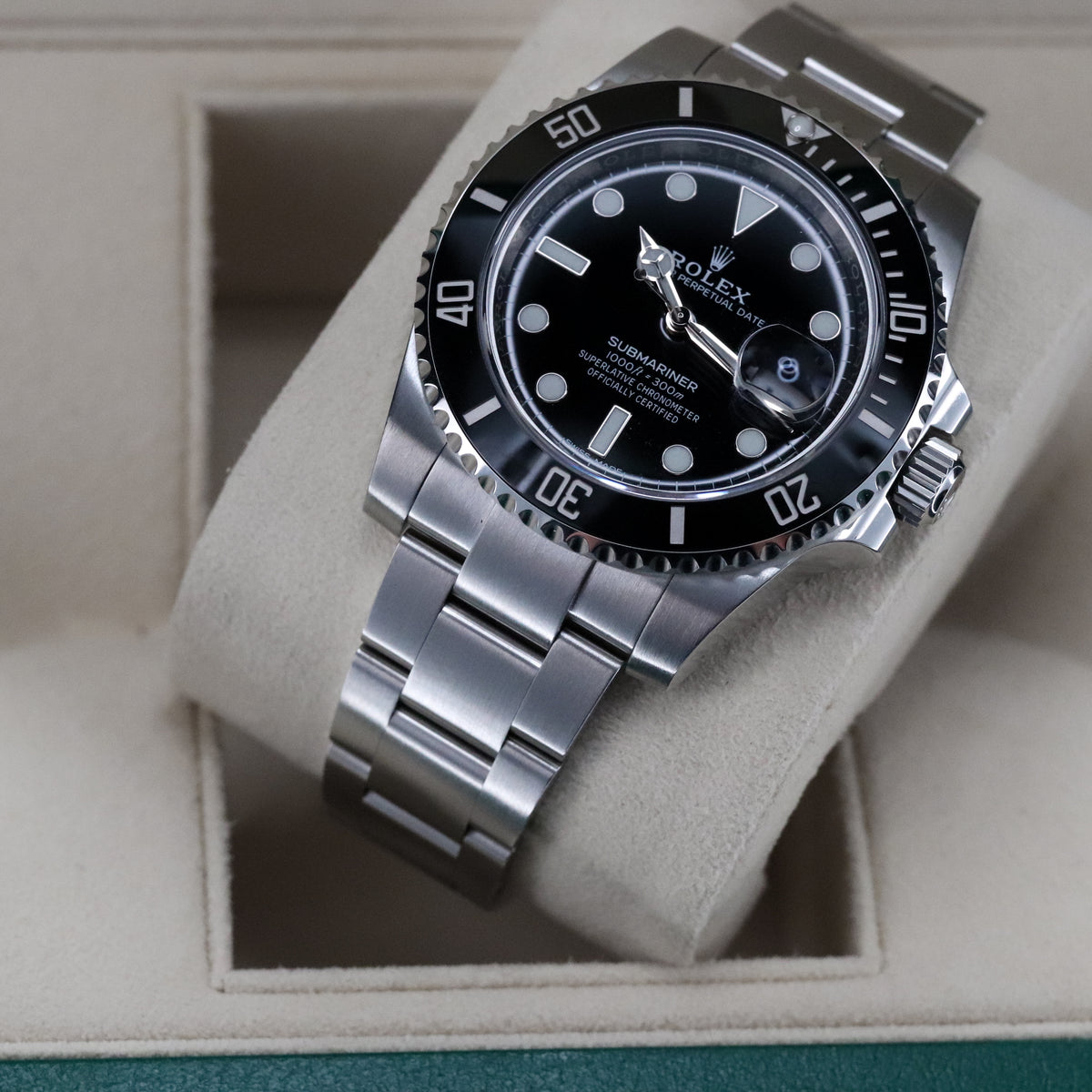 Rolex Submariner Date 40mm Black Dial Black Ceramic Bezel Oyster Steel Bracelet 116610LN