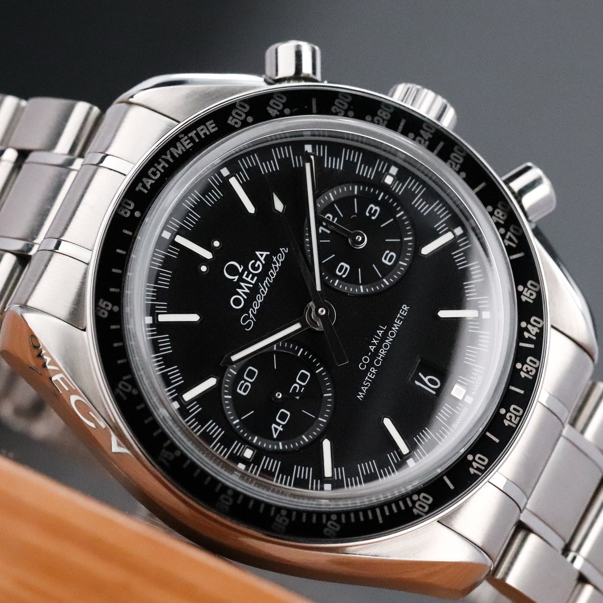 Omega Speedmaster Racing Master [2024 Complete] 44mm Black Dial Black Bezel Stainless Steel 329.30.44.51.01.001
