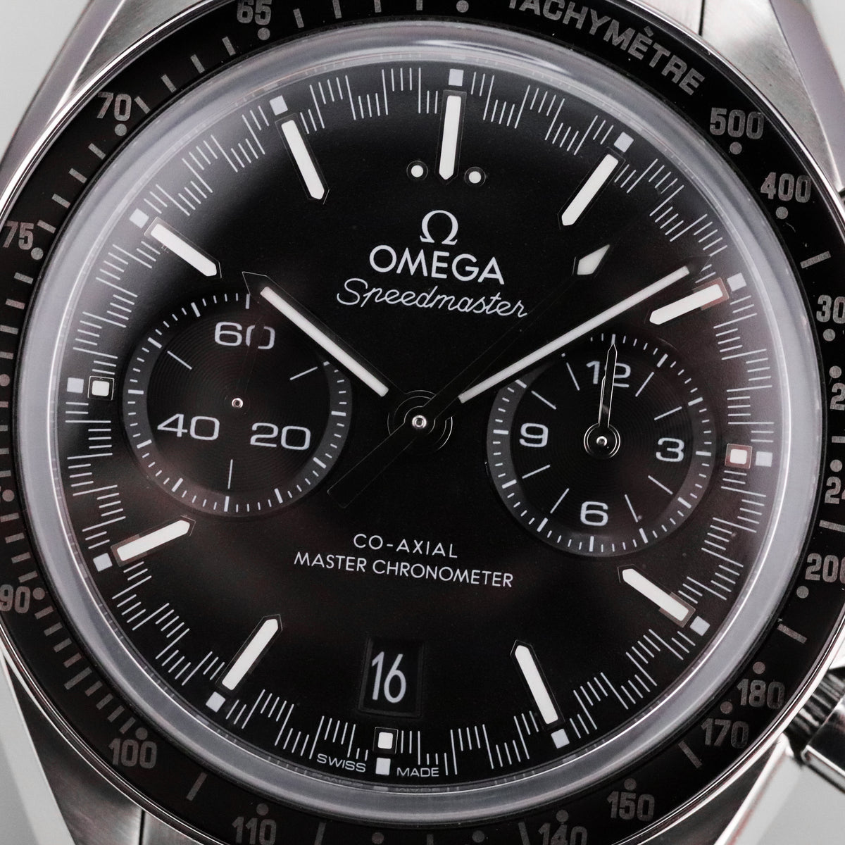 Omega Speedmaster Racing Master [2024 Complete] 44mm Black Dial Black Bezel Stainless Steel 329.30.44.51.01.001