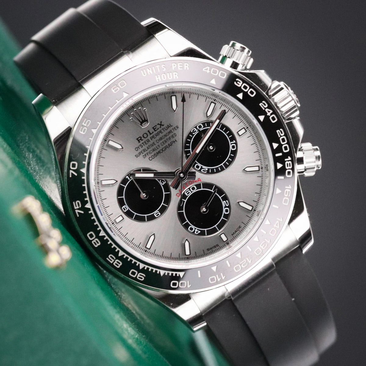 Rolex Daytona Cosmograph Daytona Ghost 40mm White Gold Oysterflex 126519LN