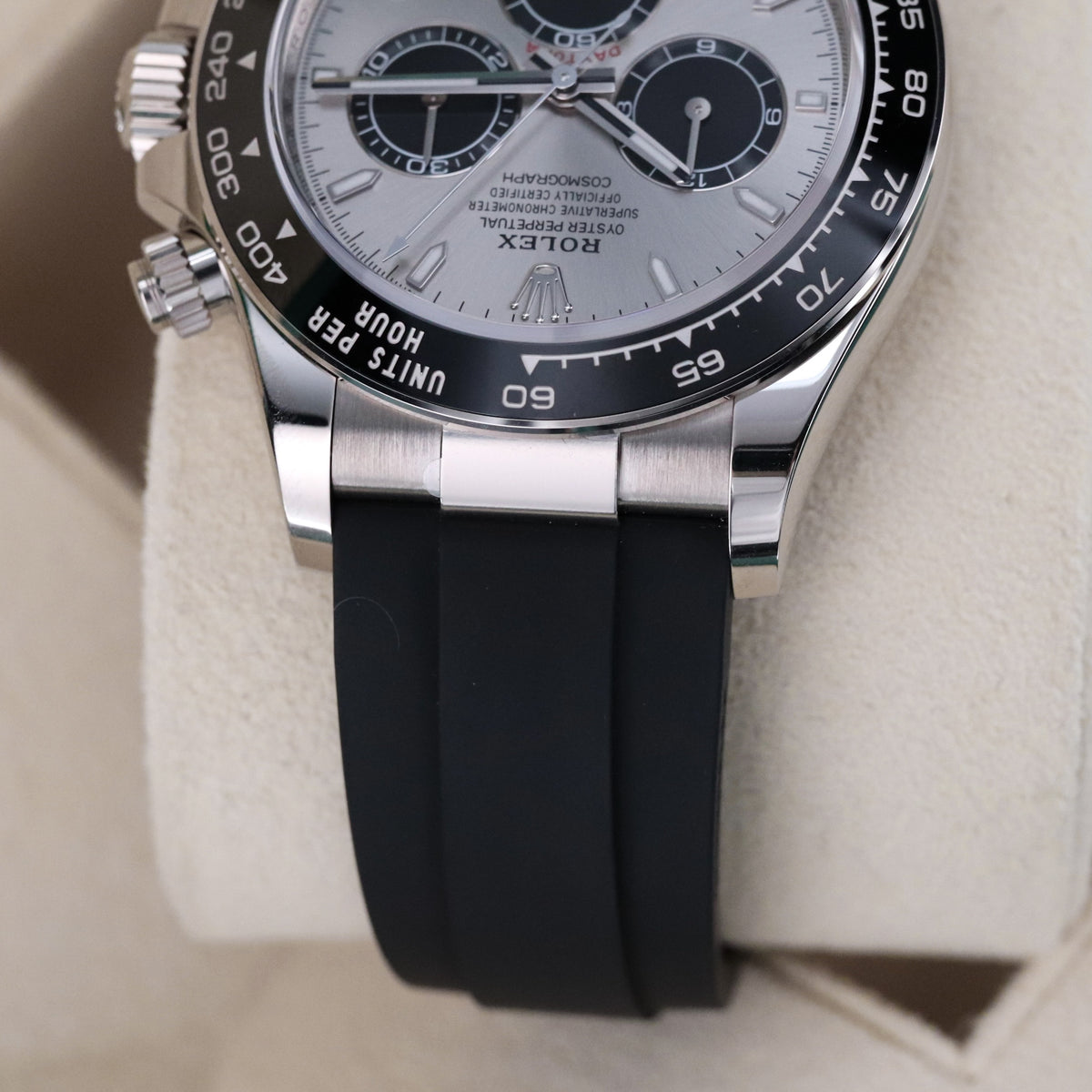 Rolex Daytona Cosmograph Daytona Ghost 40mm White Gold Oysterflex 126519LN