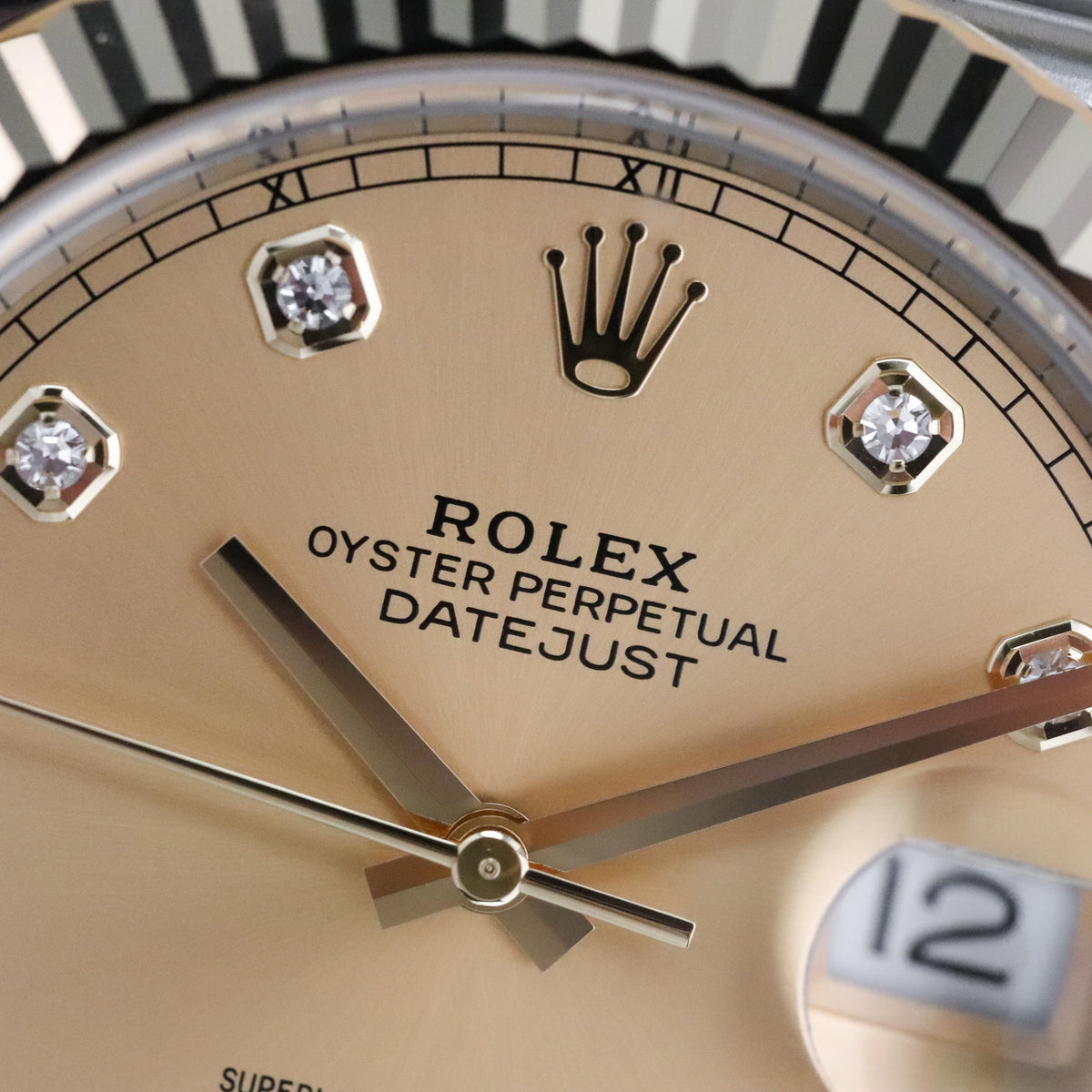 Rolex Datejust [2025 Complete] 41mm Steel Champagne Diamond Dial Two Tone 18K Yellow Gold Bezel Jubilee Bracelet 126333