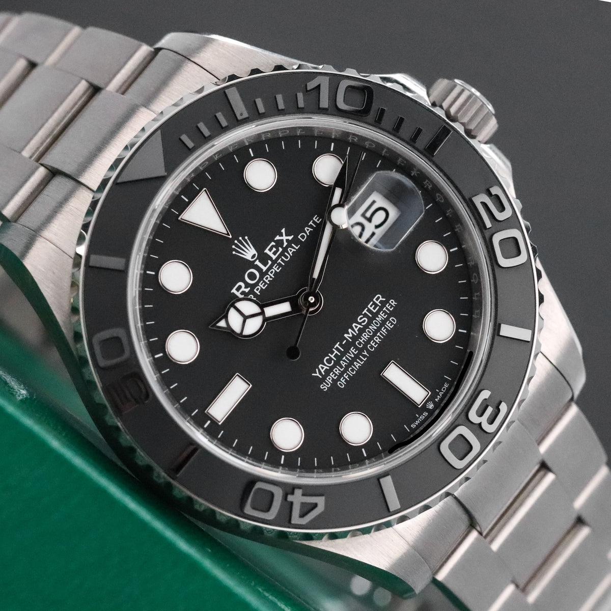 Rolex Yachtmaster [2024 Complete] 42mm Titanium Case Black Dial Black Ceramic Bezel Oyster Titanium Bracelet 226627