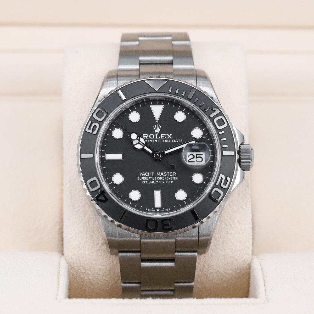 Rolex Yachtmaster [2024 Complete] 42mm Titanium Case Black Dial Black Ceramic Bezel Oyster Titanium Bracelet 226627