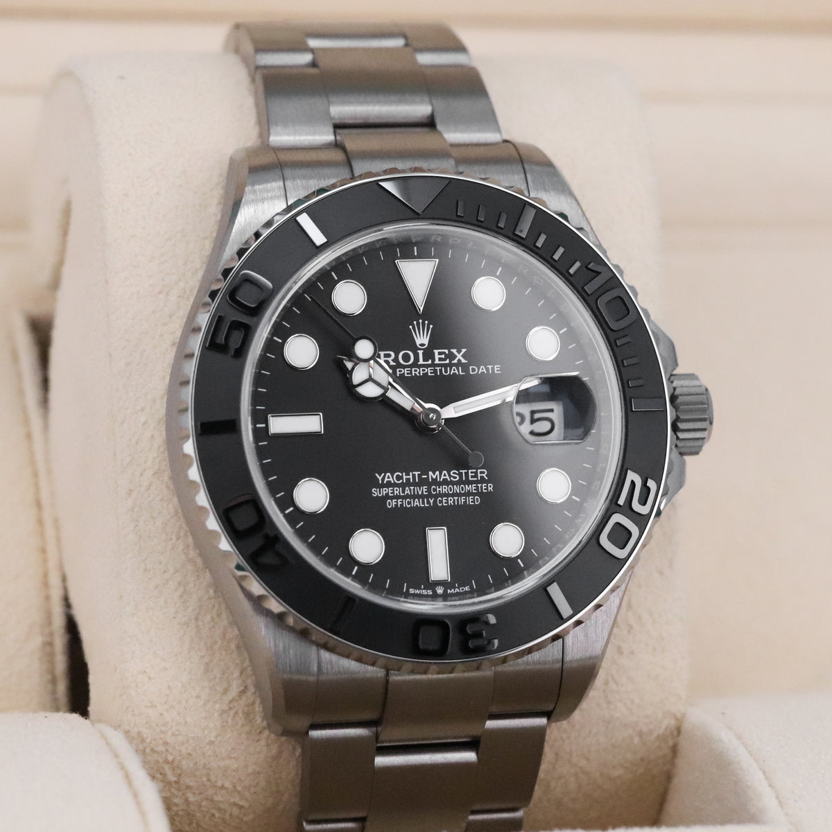 Rolex Yachtmaster [2024 Complete] 42mm Titanium Case Black Dial Black Ceramic Bezel Oyster Titanium Bracelet 226627