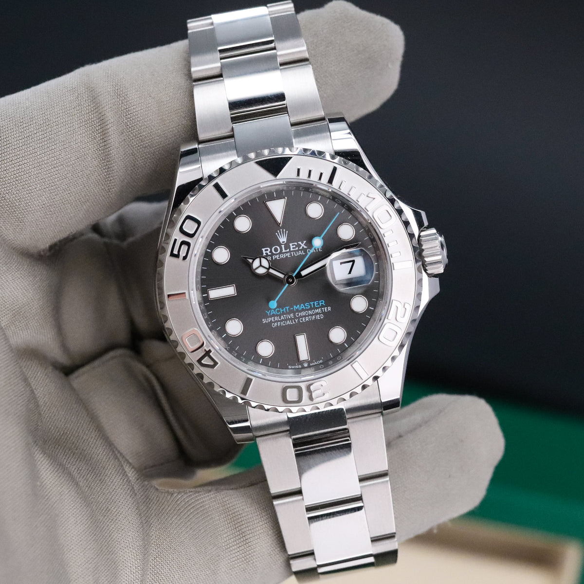 Rolex Yachtmaster [2025 Complete] 40mm Steel Case Silver Dial Silver Platinum Bezel Steel Oyster 126622