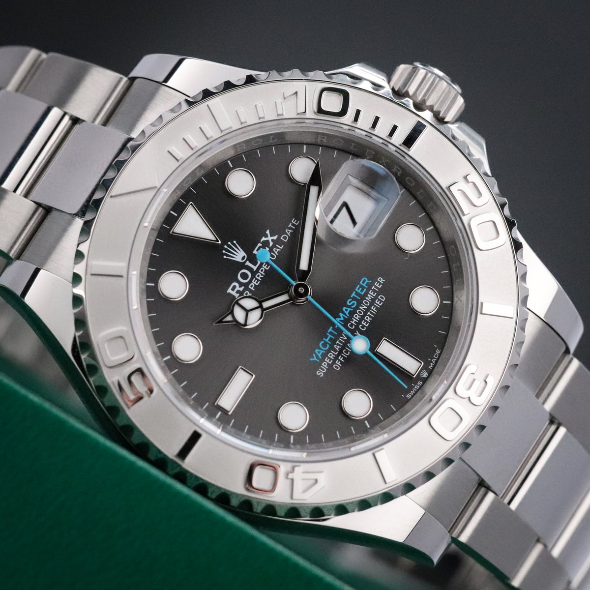 Rolex Yachtmaster [2025 Complete] 40mm Steel Case Silver Dial Silver Platinum Bezel Steel Oyster 126622