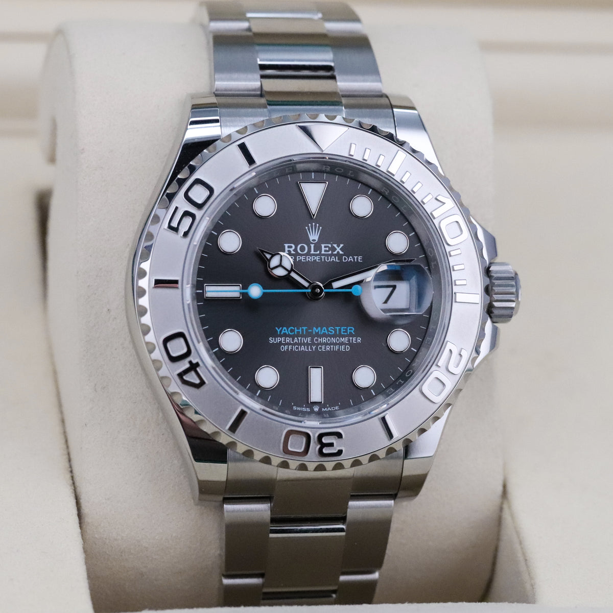 Rolex Yachtmaster [2025 Complete] 40mm Steel Case Silver Dial Silver Platinum Bezel Steel Oyster 126622