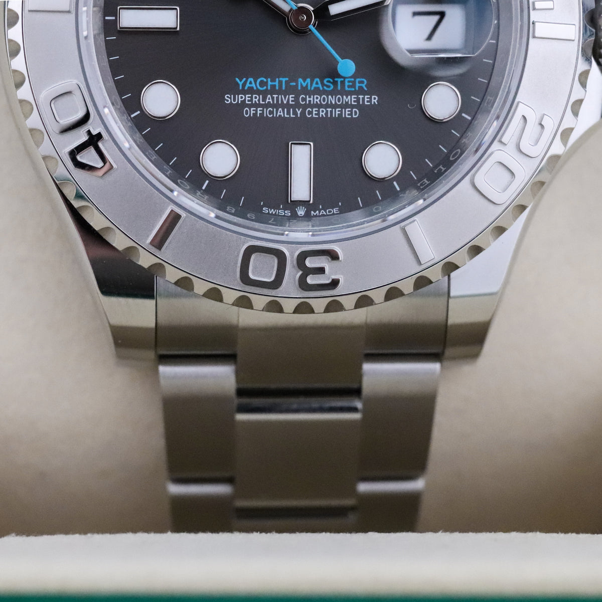 Rolex Yachtmaster [2025 Complete] 40mm Steel Case Silver Dial Silver Platinum Bezel Steel Oyster 126622